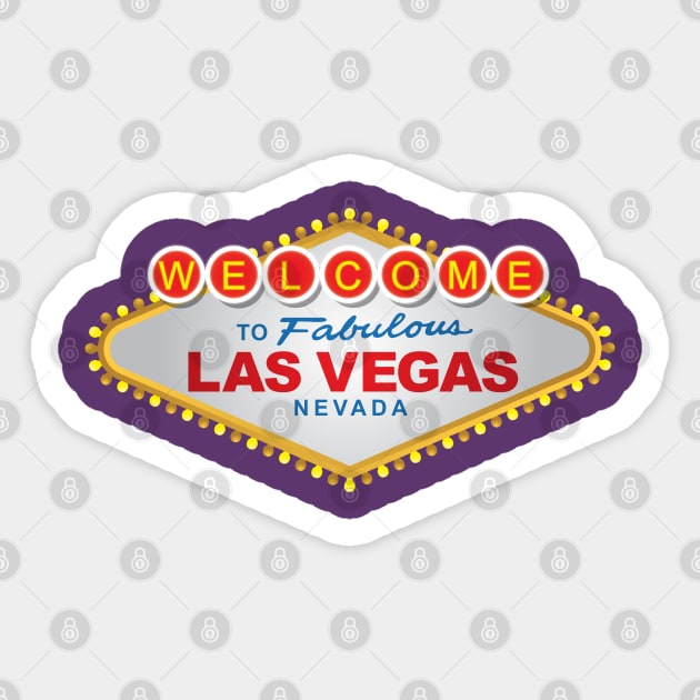 Famous Vegas Sign Sticker by Vegastown23